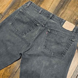 80s Levi's 501 Black Jeans米国製ブラック先染めデカばき