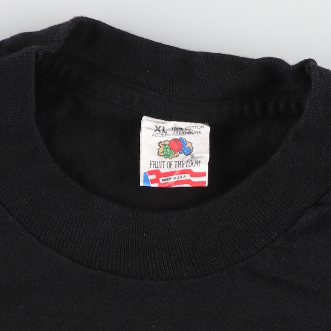 FRUIT OF THE LOOM(フルーツオブザルーム)の古着 90年代 フルーツオブザルーム FRUIT OF THE LOOM プリントTシャツ USA製 メンズXL ヴィンテージ /eaa445543 メンズのトップス(Tシャツ/カットソー(半袖/袖なし))の商品写真
