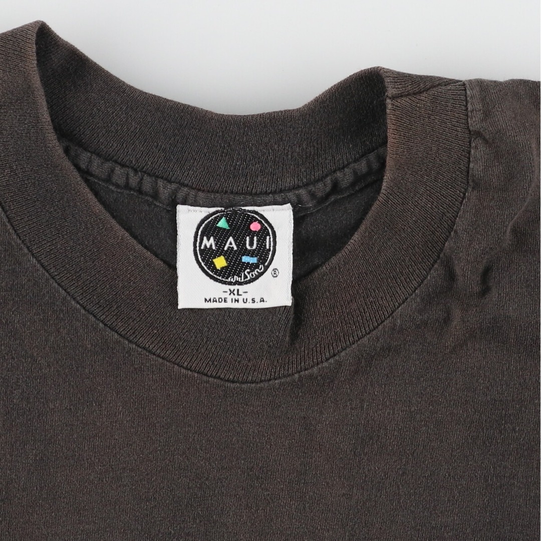古着 90年代 MAUI&SONS プリントTシャツ USA製 メンズXL ヴィンテージ /eaa445553 メンズのトップス(Tシャツ/カットソー(半袖/袖なし))の商品写真