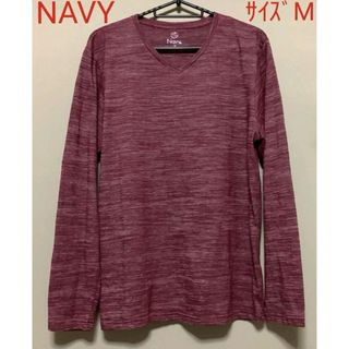 ネイビー(NAVY)のNavy   長袖Tシャツ　ロンT    カットソー   長袖　サイズM(Tシャツ/カットソー(七分/長袖))