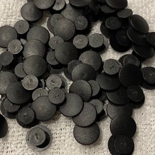 ジビッツ　土台　クロックス　パーツ　ハンドメイド　黒　100個(各種パーツ)