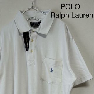 ラルフローレン(Ralph Lauren)の新品 90s POLO Ralph Lauren 半袖ポロシャツ ホワイト(ポロシャツ)