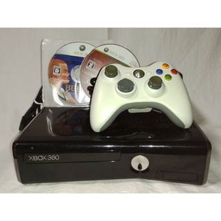 【動作確認済】XBOX360S HDD250GB 本体一式 動作確認用ゲーム2本(家庭用ゲーム機本体)