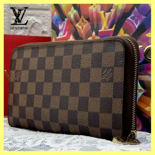 ルイヴィトン(LOUIS VUITTON)の超美品 ルイヴィトン ダミエ ジッピーオーガナイザー 財布 ラウンドファスナー(財布)