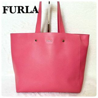 フルラ(Furla)のFURLA フルラ トートバッグ レザー 大きめ 肩掛け ピンク ハンドバッグ(トートバッグ)