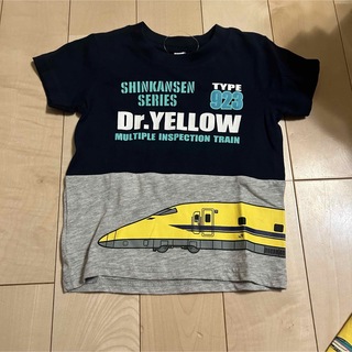 新品　電車　Tシャツ　プラレール　ドクターイエロー　95　JR(Tシャツ/カットソー)