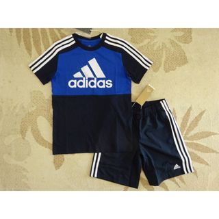 アディダス(adidas)の新品★adidasアディダス★150★半袖Ｔシャツ・快適!ハーフパンツ★上下★青(その他)