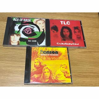 CD3枚　TLC  ハンソン　ACE OF BASE(ポップス/ロック(洋楽))