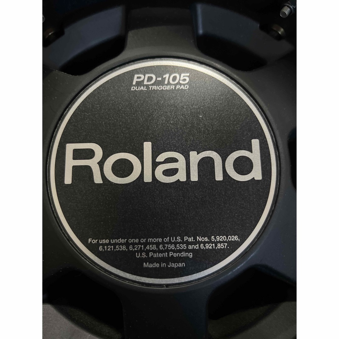 Roland(ローランド)のRoland V-drums PD-105タム ローランド 電子ドラム REMO 楽器のドラム(電子ドラム)の商品写真