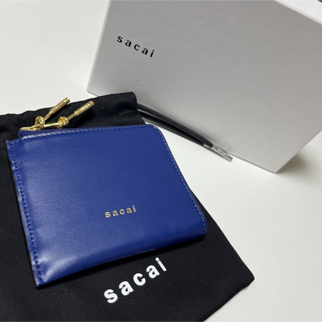 sacai - サカイ 財布 Sacai Bicolour Half Wallet sacaiの通販 sacai - サカイ 財布 Sacai Bicolour Half Wallet sacaiの通販