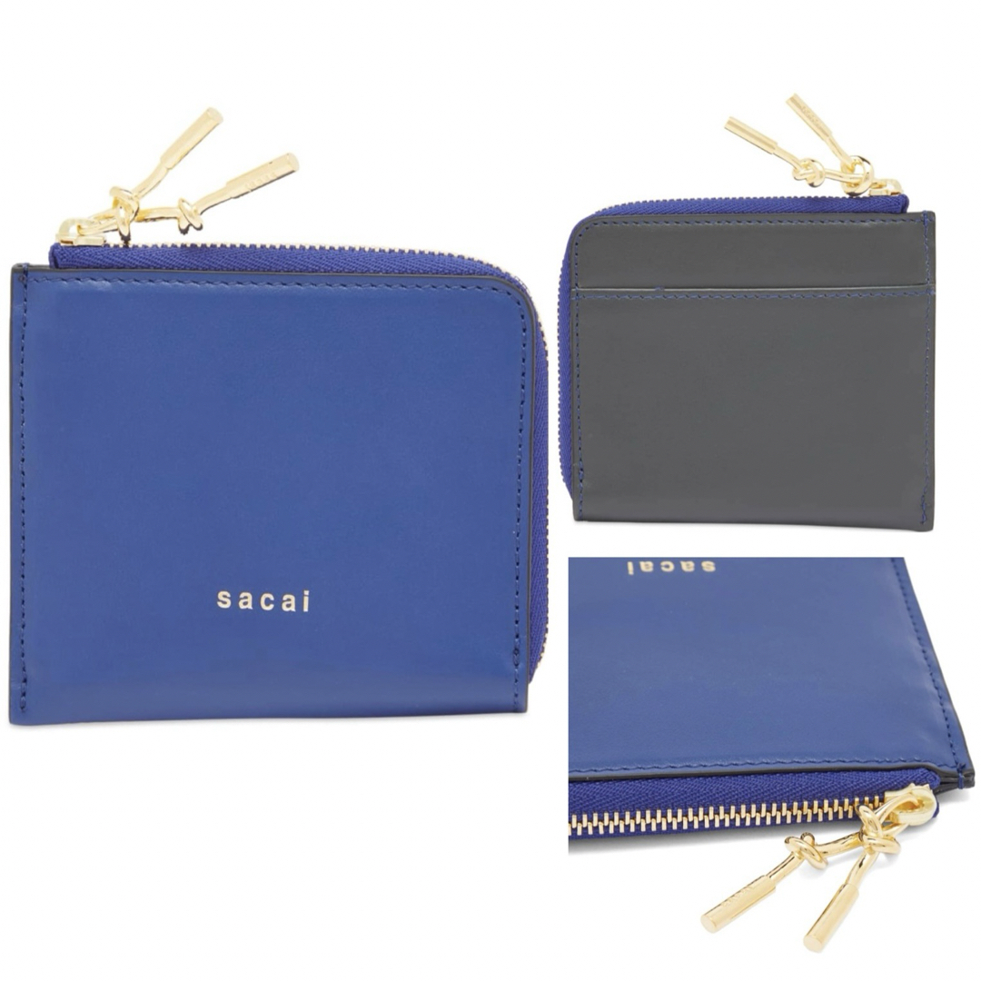 sacai - サカイ 財布 Sacai Bicolour Half Wallet sacaiの通販 sacai - サカイ 財布 Sacai Bicolour Half Wallet sacaiの通販