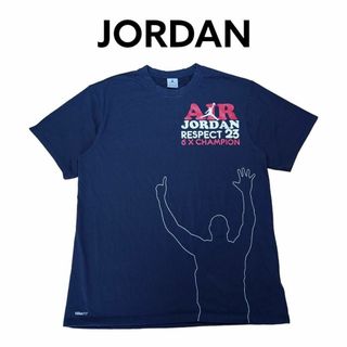 JORDAN　マルチプリント　Tシャツ　ビッグシルエット刺繍　ジョーダン(Tシャツ/カットソー(半袖/袖なし))