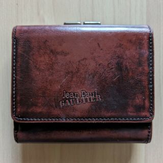 ジャンポールゴルチエ(Jean-Paul GAULTIER)のジャンポールゴルチエ　三つ折り　お財布　ボルドー　中古(財布)