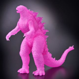 バンダイ(BANDAI)の映画 ゴジラ×コング 新たなる帝国 モンスター クリアラメピンク ソフビ(特撮)