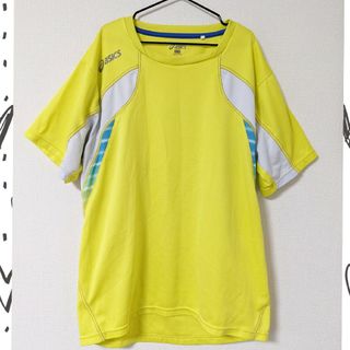 アシックス(asics)のASICS Tシャツ L イエロー スポーツ メンズ 半袖 アシックス(Tシャツ/カットソー(半袖/袖なし))