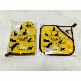 カルディ(KALDI)のカルディ ネコの日 ミトン ＆ 鍋敷き / KALDI COFFEE FARM(収納/キッチン雑貨)