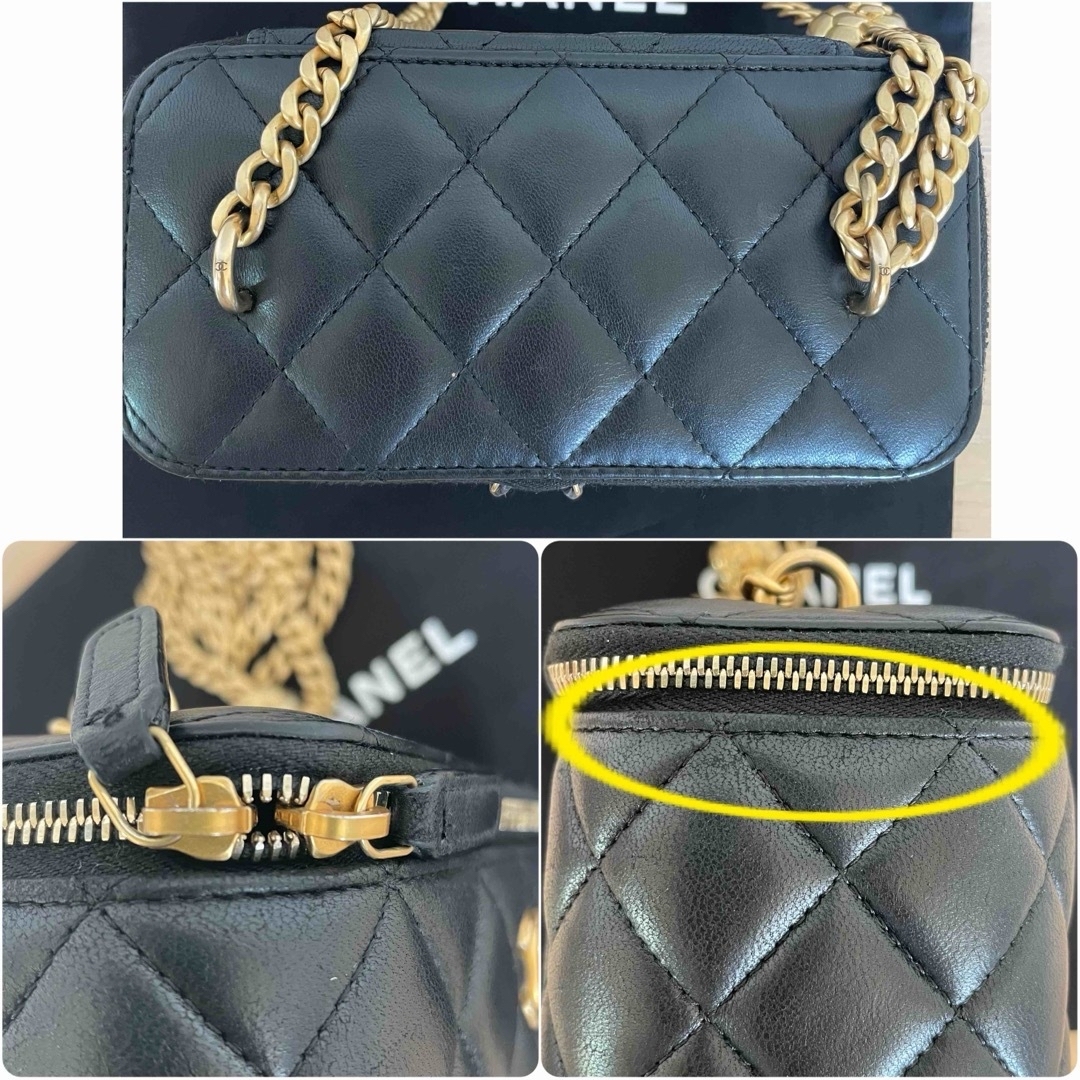 CHANEL(シャネル)のシャネル CHANEL バニティ チェーンショルダーバッグ　ラムスキン レディースのバッグ(ショルダーバッグ)の商品写真