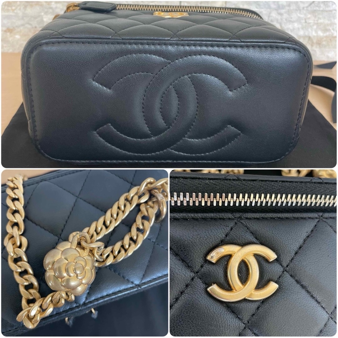 CHANEL(シャネル)のシャネル CHANEL バニティ チェーンショルダーバッグ　ラムスキン レディースのバッグ(ショルダーバッグ)の商品写真