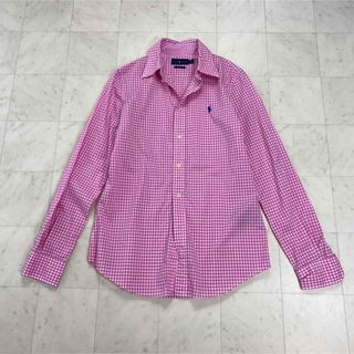 ラルフローレン(Ralph Lauren)のRALPH LAUREN★美品★CUSTOM FIT コットンチェックシャツ(シャツ/ブラウス(長袖/七分))