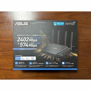 エイスース(ASUS)のASUS RT-AX3000 V2 wifiルーター(PC周辺機器)