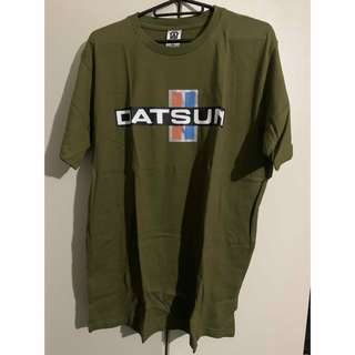 DATSUN ダットサン　半袖　Tシャツ XL 深緑　タグ付き　新品未使用品(Tシャツ/カットソー(半袖/袖なし))