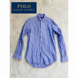 ポロラルフローレン(POLO RALPH LAUREN)のRalph Lauren ラルフローレン リネンシャツ XSサイズ 麻100%(シャツ)