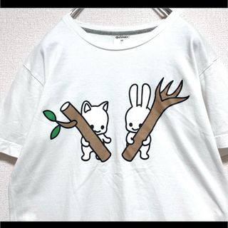 キューン(CUNE)のCUNE キューン Tシャツ 半袖 ホワイト 両面プリント 可愛い S(Tシャツ/カットソー(半袖/袖なし))