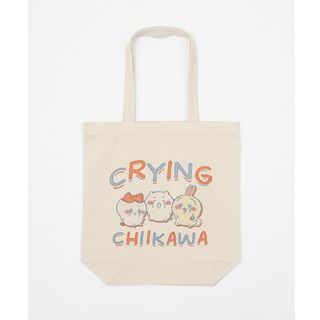 チイカワ(ちいかわ)のちいかわ トートバッグ レトロ印刷風 CRYING ナチュラル(トートバッグ)