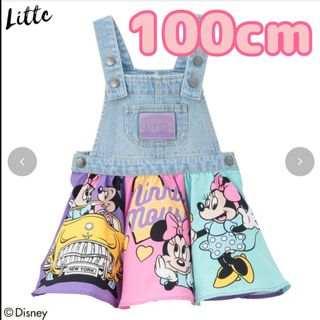 Disney - 【新品未使用】しまむら ＊ LITTC ミニー ジャンパースカート 100