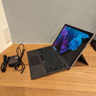 マイクロソフト(Microsoft)の値下！Surface Pro6 第8世代i5/8gb/128gb タイプカバー付(ノートPC)