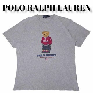 ポロラルフローレン(POLO RALPH LAUREN)の90sPOLO RALPH LAUREN ポロベア ビッグプリントTシャツ 古着(Tシャツ/カットソー(半袖/袖なし))