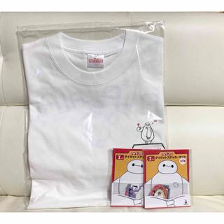 ディズニー ベイマックス Happyくじ ☆B賞 Tシャツ I賞 ステッカー(キャラクターグッズ)