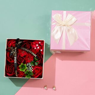 ボックスフラワー 方形ギフトボックス 母の日のプレゼント 花 プレゼン(その他)