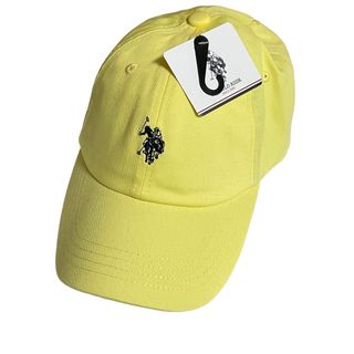 ユーエスポロアッスン(U.S. POLO ASSN.)の【新品】タグ付き　ユーエスポロアッスン　イエロー　ワークキャップ(キャップ)