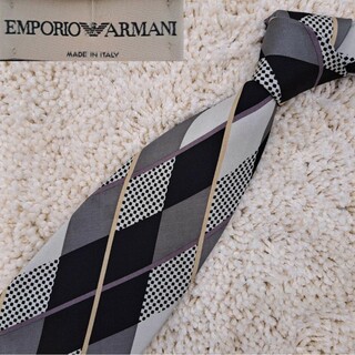Emporio Armani - 未使用タグ付き【ARMANI】アルマーニ　ネクタイ（シルク100％）