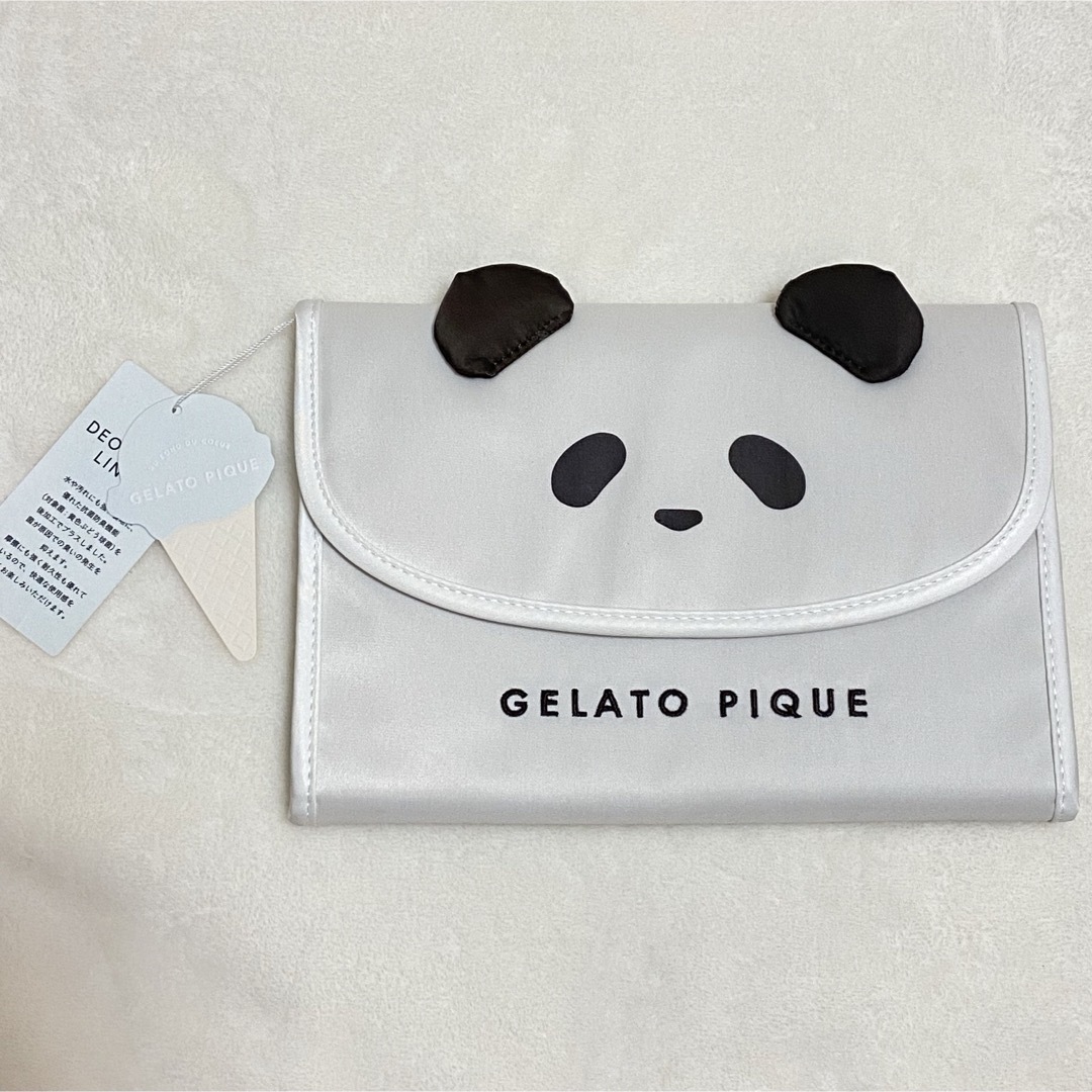 gelato pique(ジェラートピケ)の新品未使用✧︎ジェラートピケ パンダ 母子手帳ケース M ジェラピケ タグ付き キッズ/ベビー/マタニティのマタニティ(母子手帳ケース)の商品写真