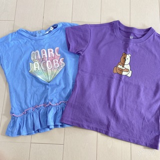 ギャップキッズ(GAP Kids)の女の子夏服 2枚セット 90サイズ(Tシャツ/カットソー)