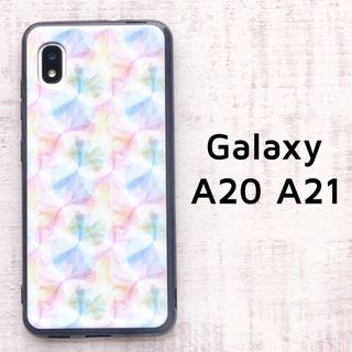 Galaxy A20 A21 リボン柄 ソフトケース カバー(Androidケース)