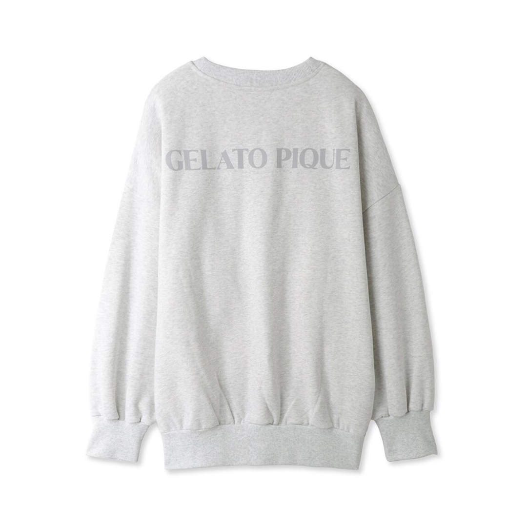 gelato pique(ジェラートピケ)のジェラートピケ♡裏毛プルオーバー&ロングパンツ♡グレー♡ レディースのルームウェア/パジャマ(ルームウェア)の商品写真