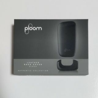 PloomX バックカバー レザーブラック(タバコグッズ)