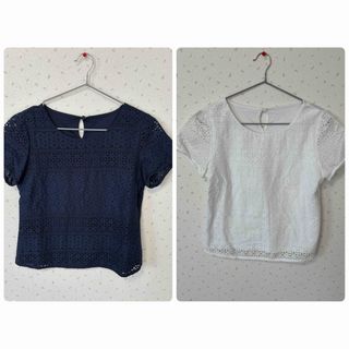 クレージュ(Courreges)のクレージュ　花柄　半袖　tシャツ ブラウス(Tシャツ(半袖/袖なし))