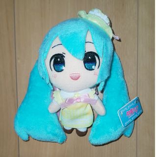 タイトー(TAITO)の初音ミクぬいぐるみシリーズ ミクマスコット 春服ver.(ぬいぐるみ)