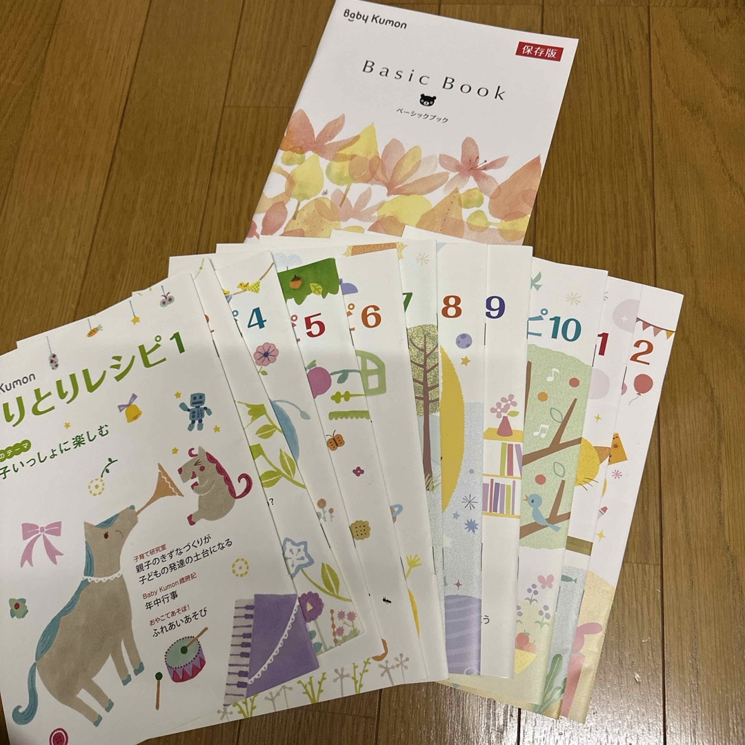 KUMON(クモン)のbaby kumon ベビーくもん やりとりレシピ 育児雑誌 子育て本 エンタメ/ホビーの本(住まい/暮らし/子育て)の商品写真