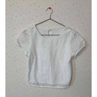 クレージュ(Courreges)のクレージュ　レディース　半袖　tシャツ 花柄　ブラウス(Tシャツ(半袖/袖なし))