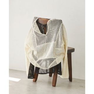 トゥデイフル(TODAYFUL)の【美品】TODAYFUL Patchwork Mesh Tops プルオーバー(カットソー(長袖/七分))