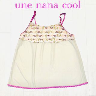 ウンナナクール(une nana cool)のune nana cool  バンビ柄キャミソール(キャミソール)