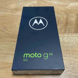 モトローラ(Motorola)の新品未使用 MOTOROLA g53j 5G PAYB0000JP moto(スマートフォン本体)