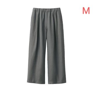 MUJI (無印良品) - リネンイージーワイドパンツ