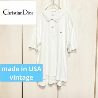 クリスチャンディオール(Christian Dior)の【vintage】 Christian Dior ポロ made in USA(ポロシャツ)