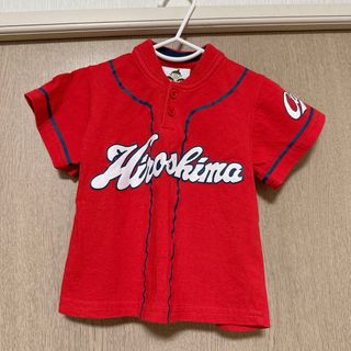 ヒロシマトウヨウカープ(広島東洋カープ)のカープ　Tシャツ　ベビーウェア　ユニフォーム　80(応援グッズ)